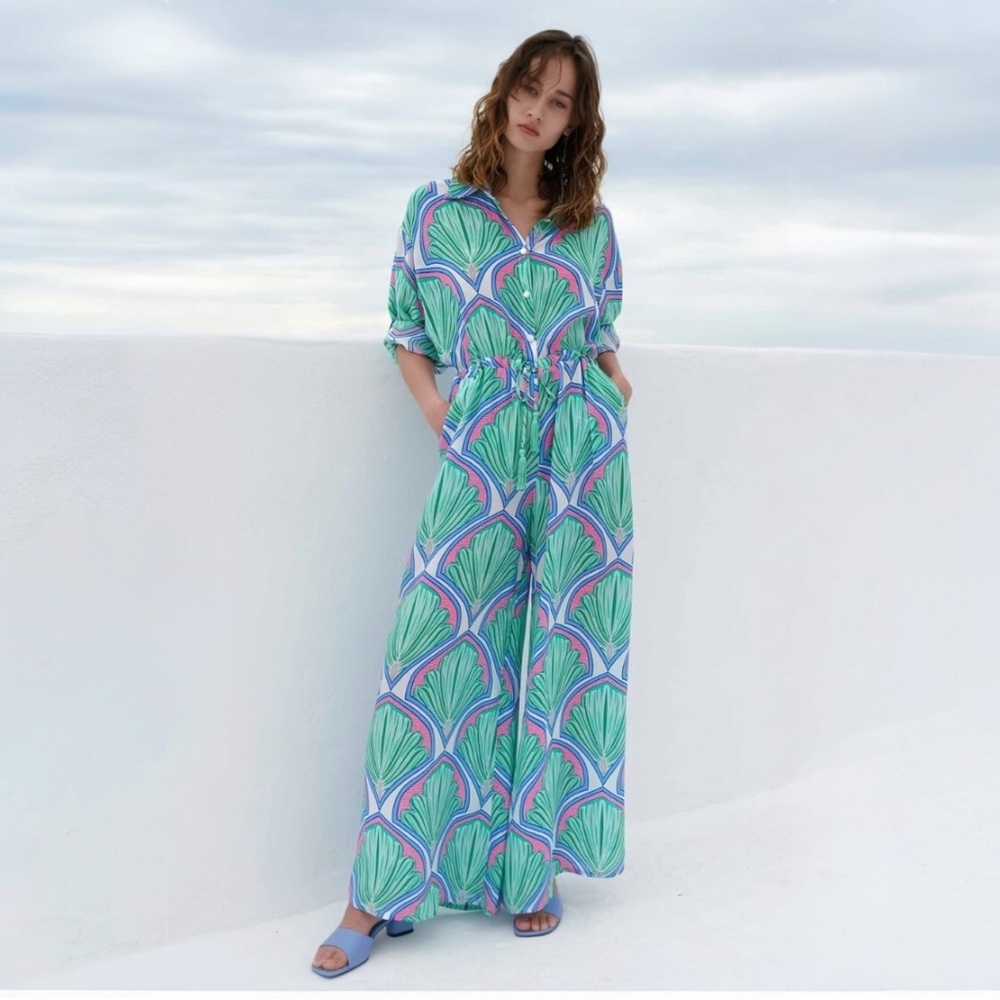 New! Paolita Aura Silk Boiler Jumpsuit